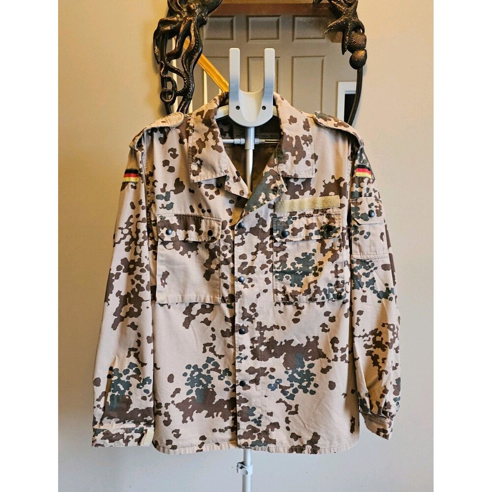 German Bundeswehr Tropentarn Desert Camo Field Shirt Jacket '02 XL Military Army